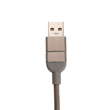 Logo trade promotional giveaway photo of: Charging cable with data transfer DONNES Pierre Cardin